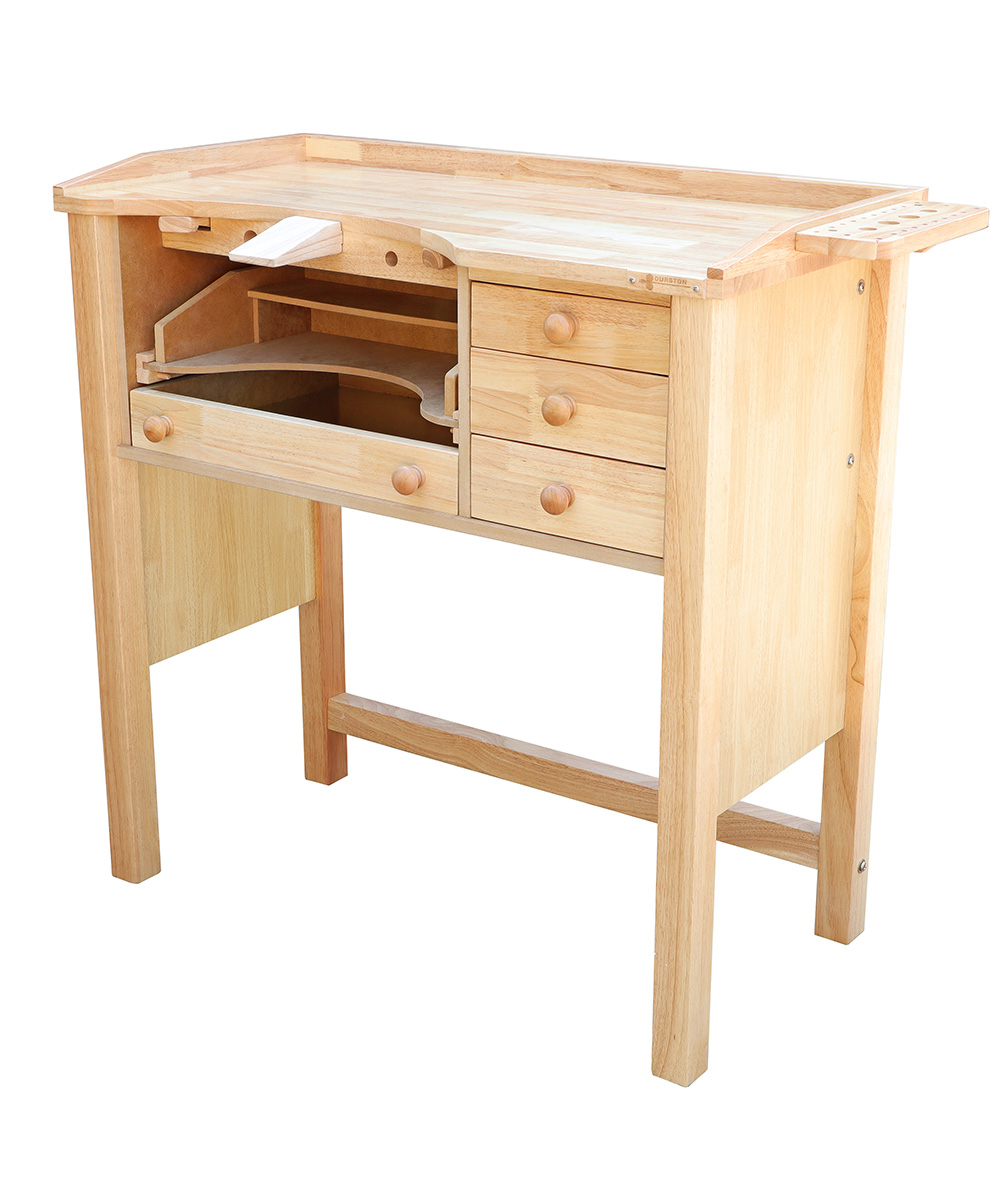 Durston Superior Wooden Bench With Side Drawers