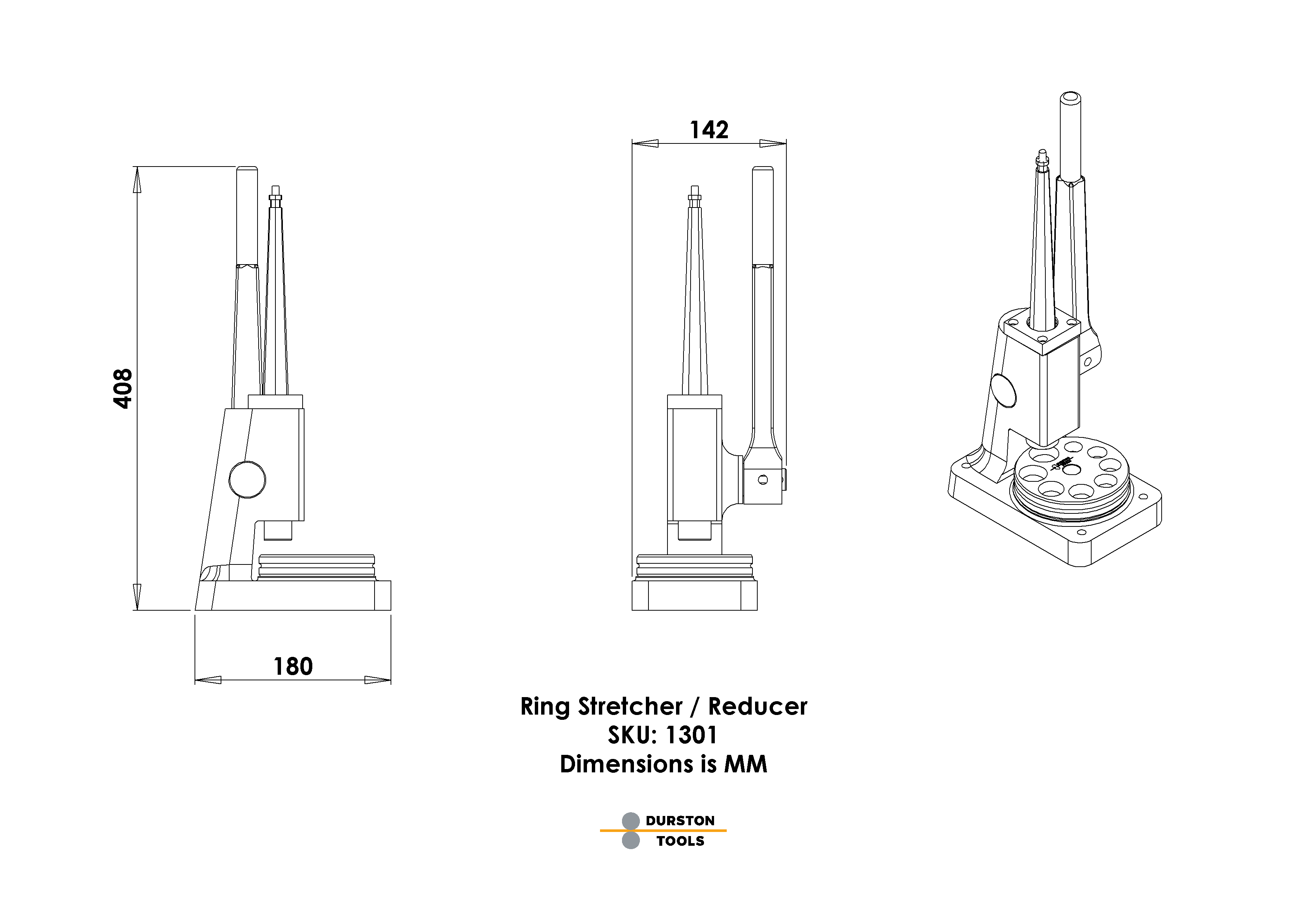 ONE Ring Stretcher Ring Expander Sizing Machine Roller Stone Set