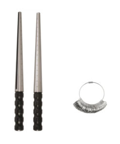Exquisite Craftsmanship: Premium Solid Stainless Steel Ring Sizing Mandrel  for Accurate Measurements, Sizes 1-16