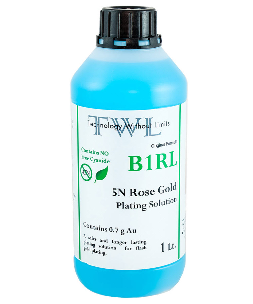 Rose Gold Plating Solution B1RL 5N -- 500ml – Hps1source
